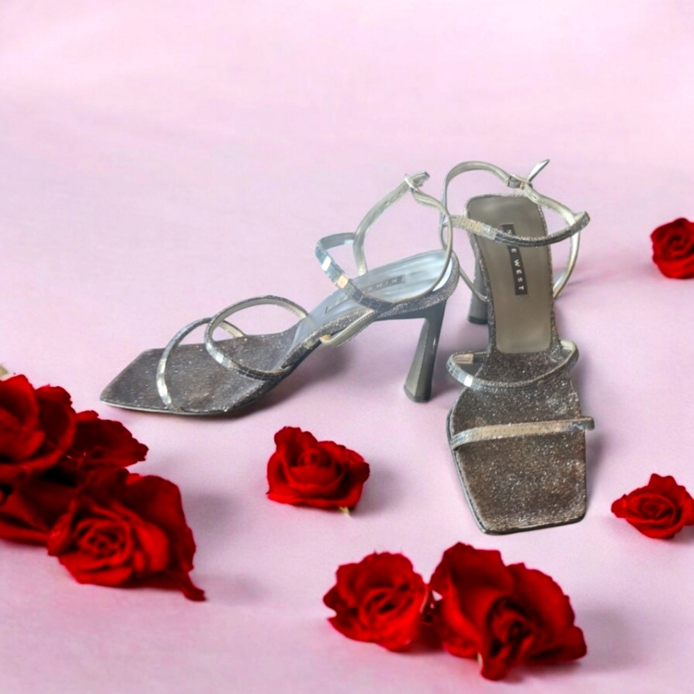 Nine West NWGABELLE size 9 dark silver